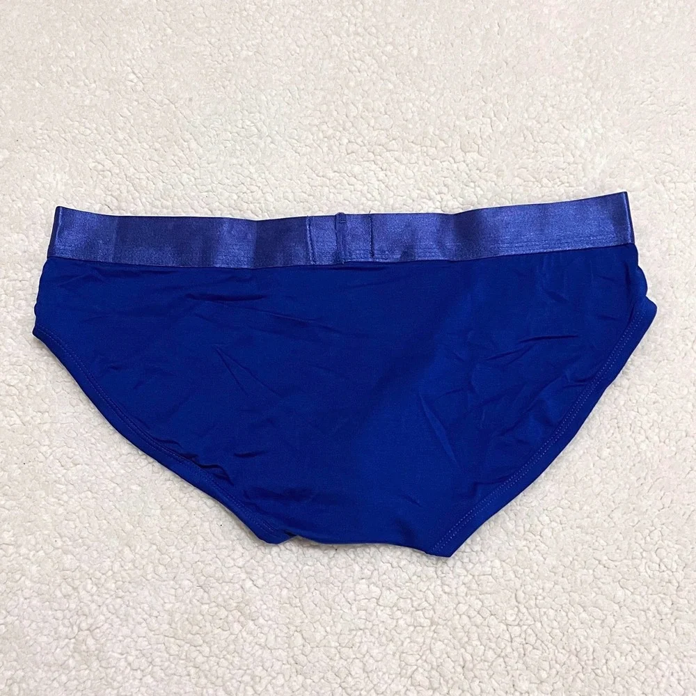 Jockmail Large (30-32) Classic Mono Brief Blue‎ Low Rise Modal Underwear JM358